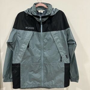 vintage y2kColumbia Two-Tone Windbreaker Jacket packable